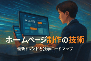 ホームページ制作の技術全体像と最新トレンドを徹底解説｜初心者向け基礎スキルから独学ロードマップまで