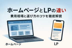 ホームページ制作とランディングページの違いと費用相場を徹底解説、選び方のコツ
