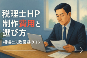 税理士のホームページ制作にかかる費用相場と失敗しない会社選びポイントを徹底解説