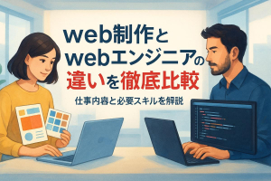 web制作とwebエンジニアの違いを徹底比較｜仕事内容や必要スキルを解説