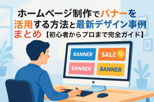 ホームページ制作でバナーを活用する方法と最新デザイン事例まとめ【初心者からプロまで完全ガイド】
