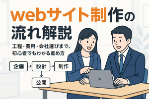 webサイト制作の流れを基礎から解説｜工程・費用・会社選びまで失敗しない進め方がわかる