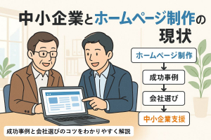 ホームページ制作が中小企業にもたらす現状を徹底解説！成功事例や会社選びのポイントも紹介